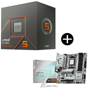 AMD Ryzen 5 8500G BOX With Wraith Stealth Cooler CPU + MSI B850M GAMING PLUS WIFI B850M GAMING PLUS WIFI �}�U�[�{�[�h �Z�b�g