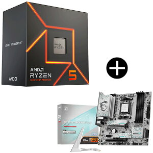 AMD Ryzen 5 7500F CPU + MSI B850M GAMING PLUS WIFI B850M GAMING PLUS WIFI �}�U�[�{�[�h �Z�b�g