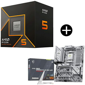 AMD Ryzen 5 9500F CPU + MSI MAG B850 GAMING PLUS MAX WIFI �}�U�[�{�[�h �Z�b�g