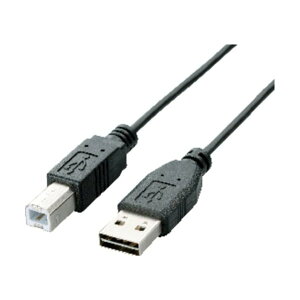 ELECOM U2C-DB15BK �u���b�N [ ���ʑ}��USB�P�[�u��(A-B) 1.5m ]