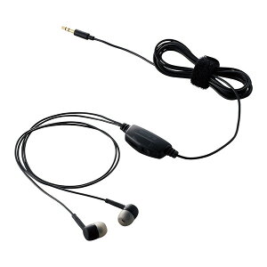 ELECOM EHP-TV11C3BK �e���r�p�C���z�� ��3.5mm 3�Ƀ~�j�v���O �X�e���I ������ �J�i���^ 3m Y�^ �u���b�N