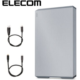 [PR] ELECOM STHG2000402 [ HDD LaCie 2TB Mobile Drive External Hard Drive USB-C USB3.1 Gen1 ケーブル Type-C USB-A スペースグレイ ] メーカー直送