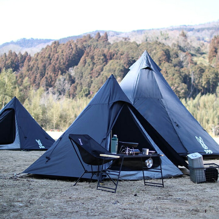 楽天市場】DOD テント ワンポールテントM T5-47-BK dod アウトドア 