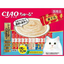 いなばペットフード CIAO ちゅ〜る おやつ 猫用 14g×40本 国産 スナック シーフードバラエティ ちゅーる チュール エクプラ特選