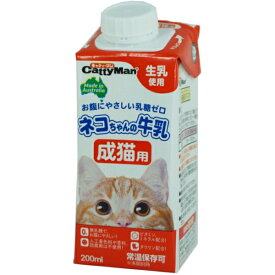 ドギーマン ネコちゃんの牛乳 成猫用 200ml 猫用フード ペット用 ミルク