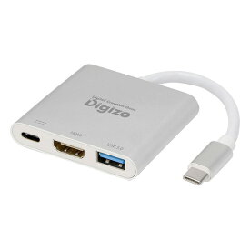 princeton PUD-PDC1H ホワイト Digizo [USB Type-C HDMI変換アダプター(PD60W対応/USB3.0 1ポート搭載/Win・Mac対応)]