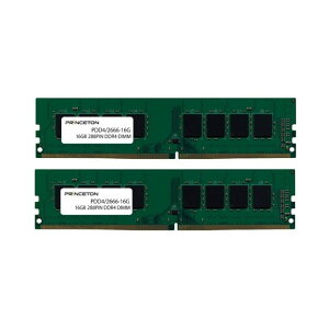 princeton PDD4/2666-16GX2 288pin DDR4 DIMM [fXNgbvp(16GB×2g)]