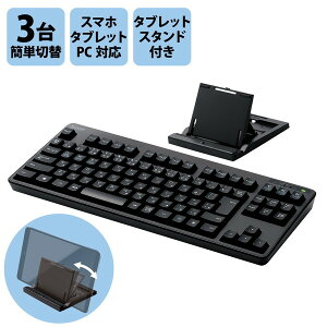 ELECOM TK-FBM111BK �u���b�N [ �L�[�{�[�h/Bluetooth /���C�����X / ���{��z��92�L�[ ]