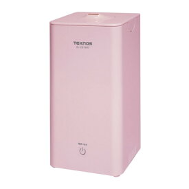 加湿器 1L テクノス TEKNOS EL-C019(P) ピンク 超音波式加湿器 木造3畳 コンクリ6畳まで 超音波式
