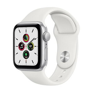 APPLE MYDM2J/A ホワイトスポーツバンド SE GPSモデル 40mm [Apple Watch]