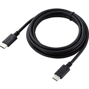 �y7/5 19���`�G���g���[��P10�{�zELECOM MPA-CC15PNBK �u���b�N �X�}�z�E�^�u���b�g�pUSB�P�[�u�� USB(C-C) �X�^���_�[�h Power Delivery�Ή� �F�ؕi 1.5m xp10n