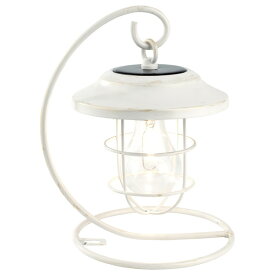 キシマ SchatteAntique シャッテアンティーク ソーラーガーデンライト KL-10385 アンティークホワイト おしゃれ ランタン 屋外用 置き・吊り・刺し対応 太陽光発電 防水 夜間自動点灯 ソーラーライト インテリア照明