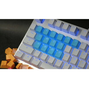 Tai-Hao th-rubber-keycaps-neon-blue-18 �l�I���u���[ [ �Q�[�~���O�L�[�L���b�v 18�L�[ ]