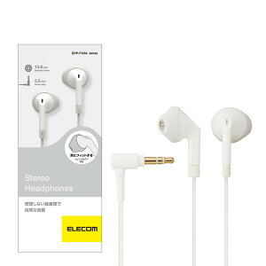 ELECOM EHP-F10IAWH �X�e���I�w�b�h�z�� �Z�~�I�[�v���^ ��3.5 13.6mm�h���C�o FAST MUSIC F10IA �z���C�g �V����