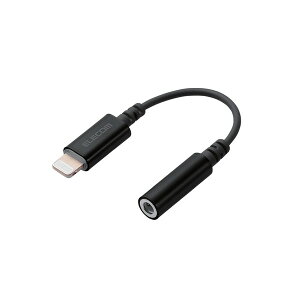 ELECOM MPA-L35DS01BK Lightning-4ɃCz[q ϊP[u fUCϋv ubN