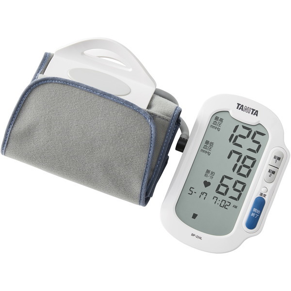 室温も管理する ワンランク上の血圧管理 タニタ 血圧計 上腕式 ブルートゥース通信対応 スマホで管理 記録 健康 BP-224L-WH bluetooth 正確 シンプル TANITA ギフト 見やすい画面 プレゼント 大きな文字 安心と信頼 BP224 簡単操作 入荷予定