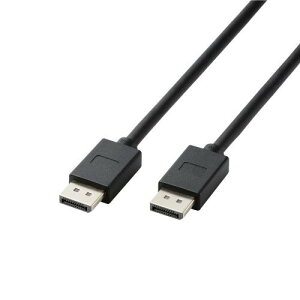 ELECOM CAC-DP1410BK2 ubN [DisplayPort P[u 1m 8K f] Ver1.4F }`Xg[@\] [J[