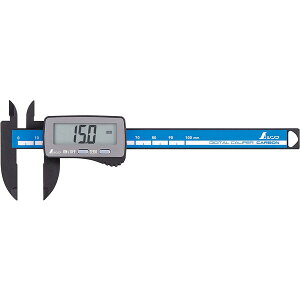 シンワ測定 19989 デジタルノギス カーボンファイバー大文字 100mm