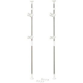 物干し 屋外物干し ベランダ物干し 突っ張り棒 物干し竿 SVI-275NR 突っ張り 突っ張り物干し ベランダ 竿受け付き 5人用 伸縮可能 伸縮 屋外 新生活 洗濯物干し 物干し竿 突っ張り 物干し アイリスオーヤマ