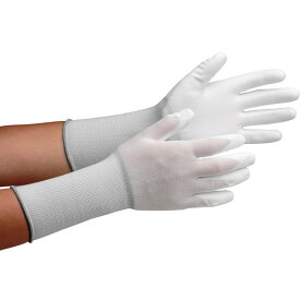 ミドリ安全 MCG-500N-LONG-L [ 低発塵手袋 ロング 手のひらコート Lサイズ(10双入) ]