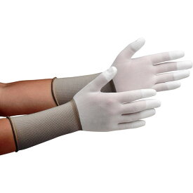 ミドリ安全 MCG-501N-LONG-SS [ 低発塵手袋 ロング 指先コート SSサイズ(10双入) ]