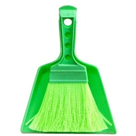 高砂 ちりとり 付き ミニブラシ ナイロン ほうき ミニ 掃除 机 ブラシ 約21×17cm 新生活