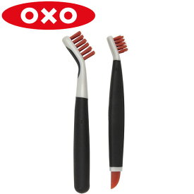 OXO(オクソー）ミニブラシセット 1285700V2 掃除 ブラシ スポンジ たわし便利 目地 浴室扉 コンロ 水周り 蛇口周辺 洗面台 排水口 バス 浴槽 風呂 クリーニング エクプラ特選