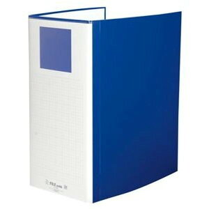 美濃商会 K-120B パイプファイルA4S両開きブルー