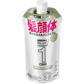 花王 メンズビオレ オールインワン全身洗浄料 Hグリーン詰替 340ml