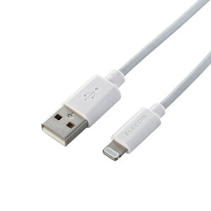 ELECOM MPA-UAL05WH [ iPhoneP[u CgjOP[u 50cm iPad iPod f[^ʐM [d USB-A Lightning zCg RoHSwߏ(10) ]