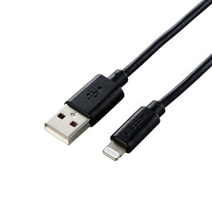 ELECOM MPA-UAL15BK [ iPhoneP[u CgjOP[u 1.5m iPad iPod f[^ʐM [d USB-A Lightning ubN RoHSwߏ(10) ]