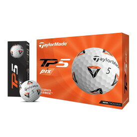 テーラーメイド TP5 Pix 2021年モデル ゴルフボール 1ダース(12個入り) 【日本正規品】 エクプラ特選