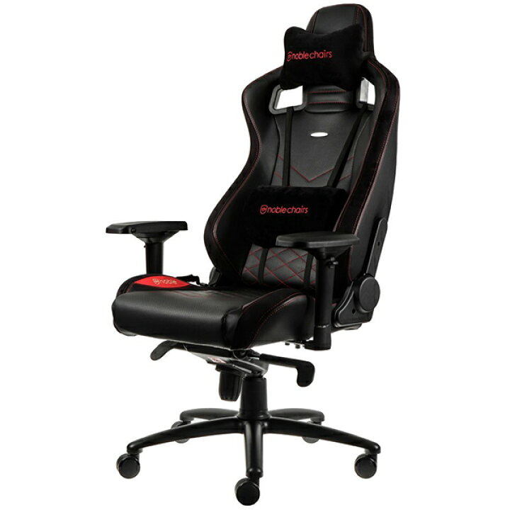 楽天市場】【正規取扱店】noblechairs ゲーミングチェア レッド EPIC 