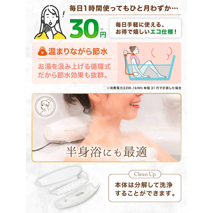 楽天市場】サンコー 極楽かた〜ゆ 肩湯 後付け 肩流し湯 工事不要 お