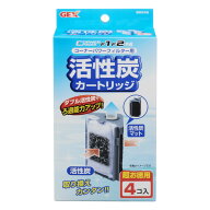 ジェックス コーナーパワーフィルター用活性炭カートリッジ 4コ入 観賞魚用 掃除用