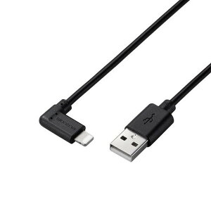 ELECOM MPA-UALL03BK iPhoneP[u iPadP[u R L^RlN^ USB-A [d f[^] 30cm ubN