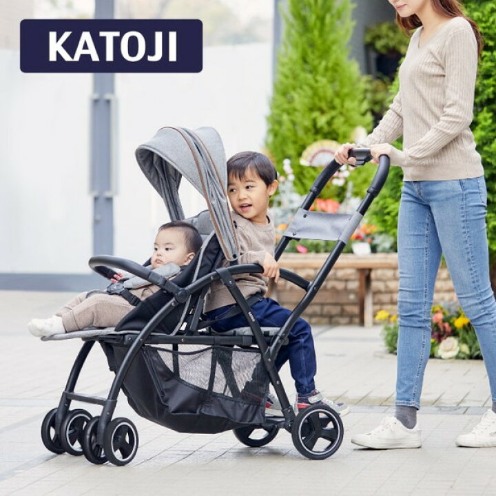 楽天市場】【旧型】二人乗りベビーカー カトージ ベビーカー 2-Seater  