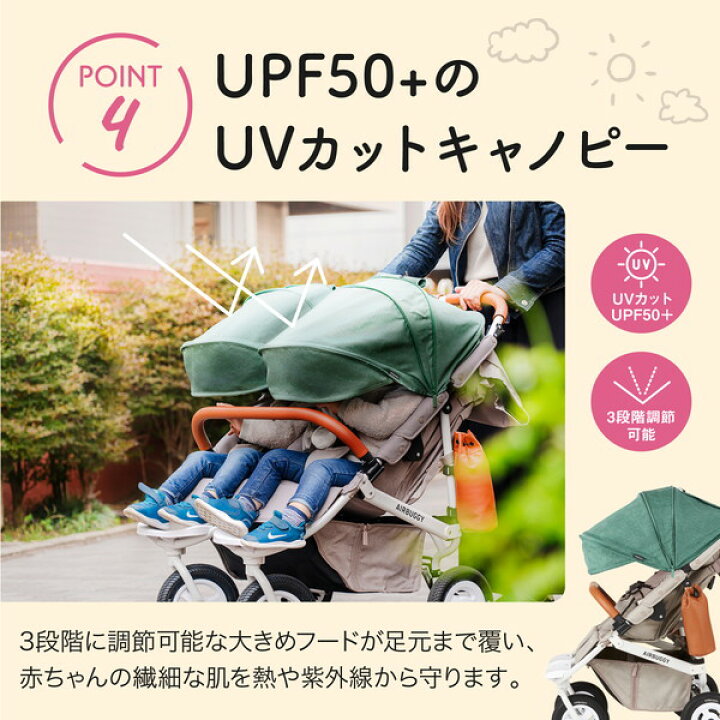 楽天市場】【 開閉式フロントバー新仕様版 】 エアバギー ココ ダブル 