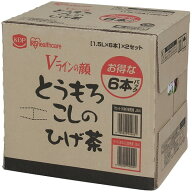 ひげ茶 カフェインゼロ カロリーゼロ シュリンクパック トウモロコシ 1500ml×12本 送料無料 アイリスオ…
