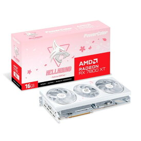 PowerColor RX7800XT/16G-L/OC/SAKURA [ グラフィックカード ] Hellhound Sakura AMD Radeon RX 7800 XT 16GB GDDR6 Sakura Edition さくら サクラ