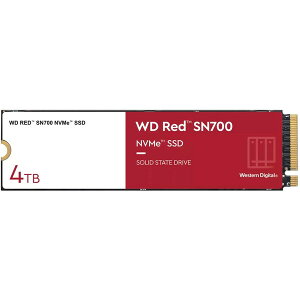 WESTERN DIGITAL WDS400T1R0C WD Red SN700 [ M.2 ( Type2280 ) SSD PCI-Express Gen3 NVMe 4TB ]