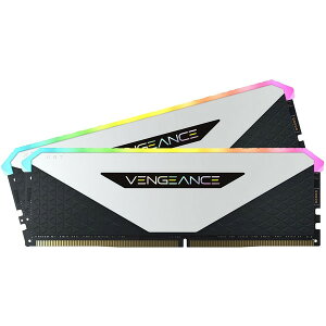 Corsair CMN16GX4M2Z3200C16W zCg VENGEANCE RGB RT [Lbg 16GB(8GB×2) DDR4 DRAM 3200MHz C16]