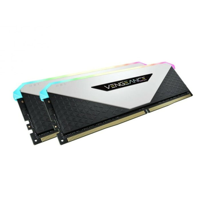 Corsair CMN32GX4M2Z3600C18W ホワイト VENGEANCE RGB RT [メモリキット 32GB(16GB×2)  DDR4 DRAM 3600MHz C16] XPRICE