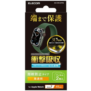 ELECOM AW-21BFLAFPRG Apple Watch Series 7 41mm �Ռ��z���t�B���� ������ �h�w��
