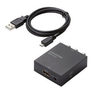 ELECOM AD-HDCV02 _EXLRo[^[ HDMI]RCA HDMI1.4 [J[