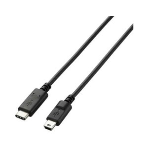 ELECOM U2C-CMB10NBK USB2.0�P�[�u�� C-microB�^�C�v �F�ؕi 3A�o�� 1.0m �u���b�N