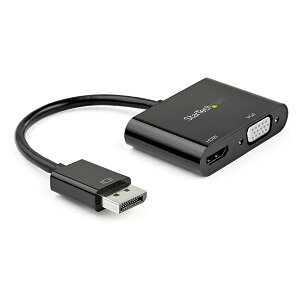 StarTech DP2VGAHD20 ubN [DisplayPort-HDMI/VGA ϊA_v^ 4K/60HzΉ]