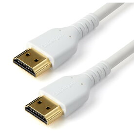 StarTech RHDMM1MPW ホワイト [プレミアム ハイスピードHDMIケーブル イーサネット対応 (1m)]