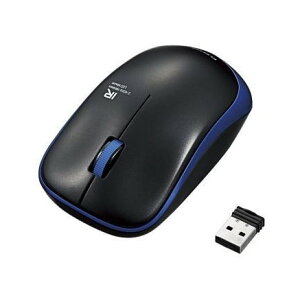 �G���R�� ���C�����X�}�E�X 3�{�^�� �ȓd�� �d�r������ �ԊO��LED 2.4GHz ���� �u���b�N/�u���[(��/��) M-IR07DRBU�����[�g���[�N �ݑ� �e�����[�N �I�t�B�X �V����