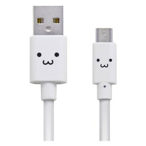ELECOM MPA-FAMB2U12CWH ���́E�ʔ̐�p microUSB�P�[�u�� 2A�o�� 1.2m �J���t�� �z���C�g